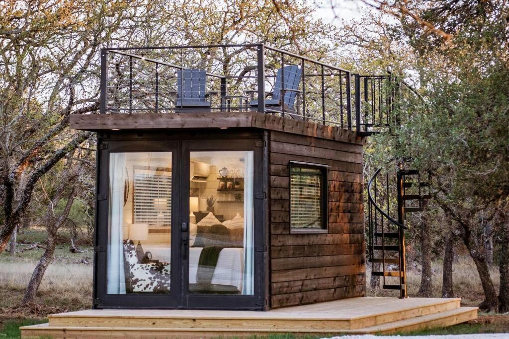 הוילה פרדריקסברג New The Lone Star Shipping Container מראה חיצוני תמונה